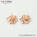 96074 xuping roségold plattierte, alte königliche ohrringe schmuck